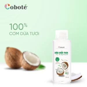 Dầu dừa tươi – 100% cơm dừa tươi – 100ml