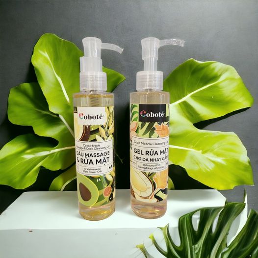 gel rm va dau massage 1 Dầu Massage & Rửa Mặt - Coco Miracle Massage & Deep Cleasing Oil