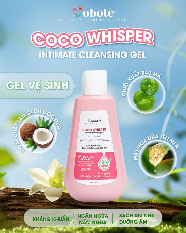 gel vs 1 Gel dung dịch vệ sinh phụ nữ Coboté